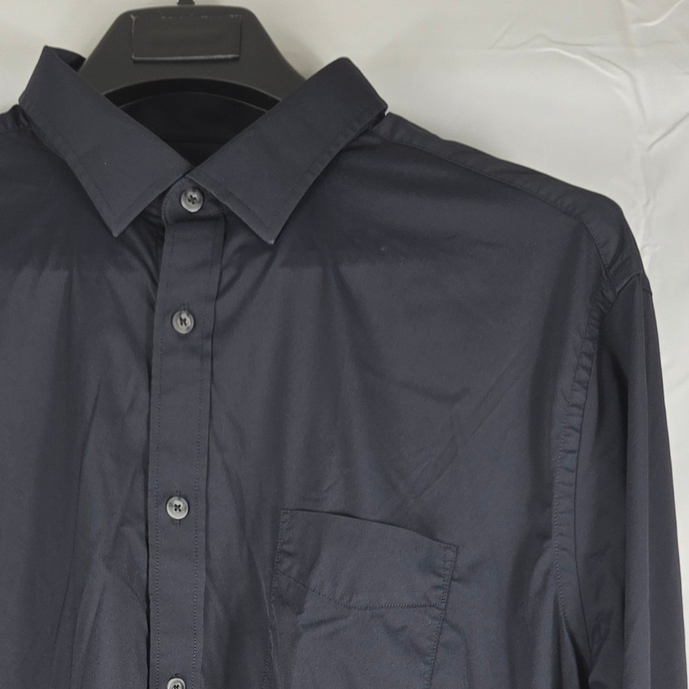 UNTUCKit Gironde Black Tech Performance Shirt XXL Regular Fit Long‎ Sleeve